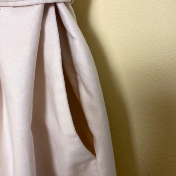 Anthropologie Ivory Demi Textured Jumpsuit Cream Color Sz 14 - Picture 7 of 13